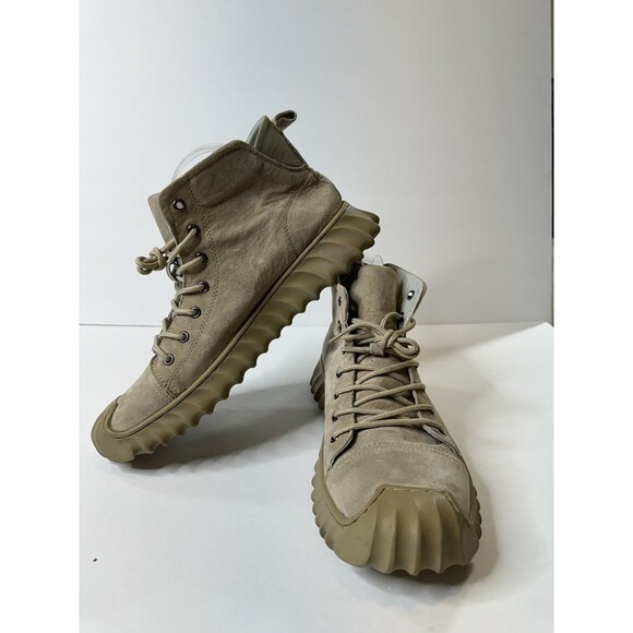 Casual Leather Boots Handmade Designer High Top Size 42 (9)new - Picture 4 of 14